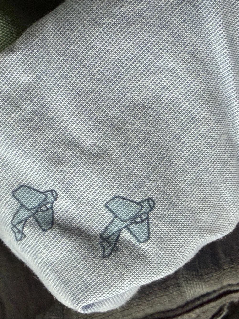OshKosh B'gosh Kids Green Overalls. Airplanes on inside.  5T size.